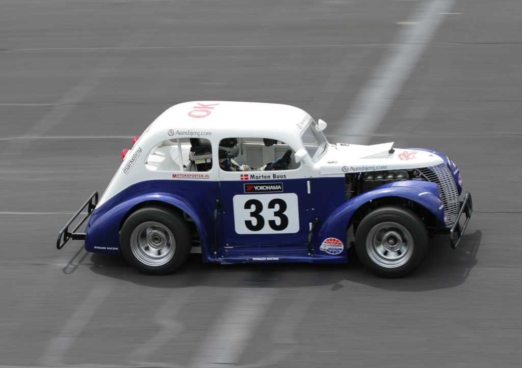 Morten Buus første gang i bilen.
(Foto: Motorsporten.dk)